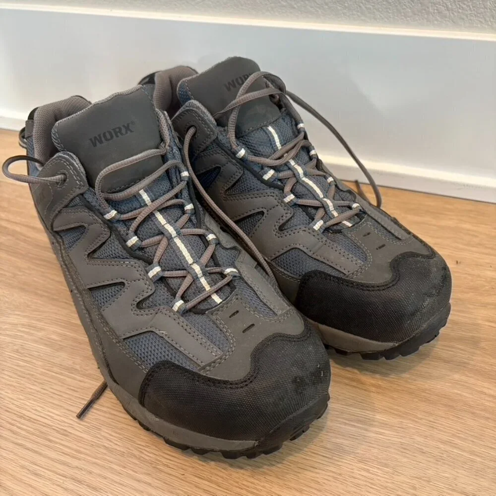 ** Red wing shoes Worx steel toed sneakers Gray Blue Size 13